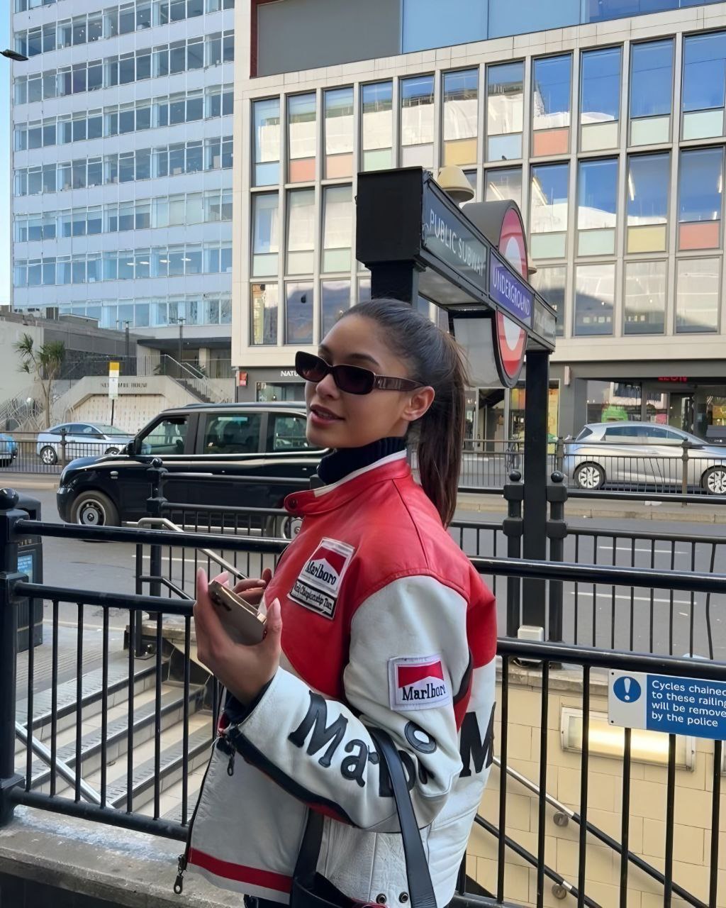 Chaqueta de Cuero Marlboro Racing - Edición Clásica