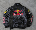 Chaqueta de Cuero Red Bull Racing F1 - Edición Negra