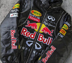 Chaqueta de Cuero Red Bull Racing F1 - Edición Negra