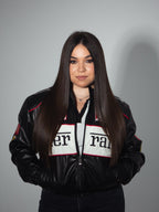 Chaqueta de Cuero Vintage de Ferrari F1 - Edición Blanca