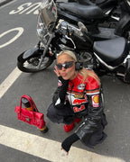 Chaqueta de Cuero Red Bull F1