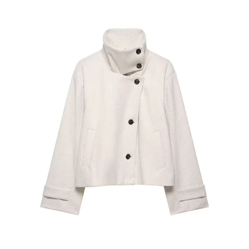 Abrigo Heritage Pea Coat (Beige)