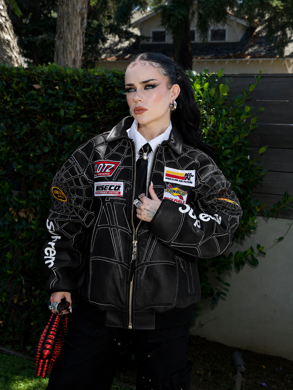 Supreme x Spider Man Leather Jacket 2026