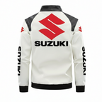 Chaqueta Racing Suzuki Logo Rojo (cuero)