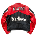 Chaqueta de Cuero Marlboro Racing - Edición Negra