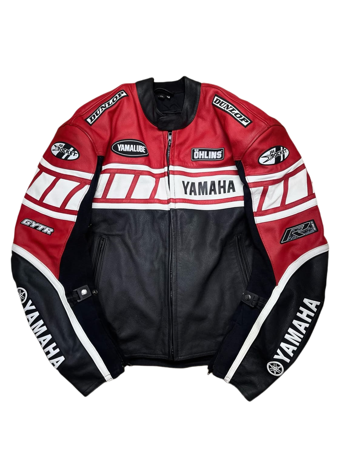 Chaqueta de Cuero Yamaha Racing - Estilo Vintage Joe Rocket