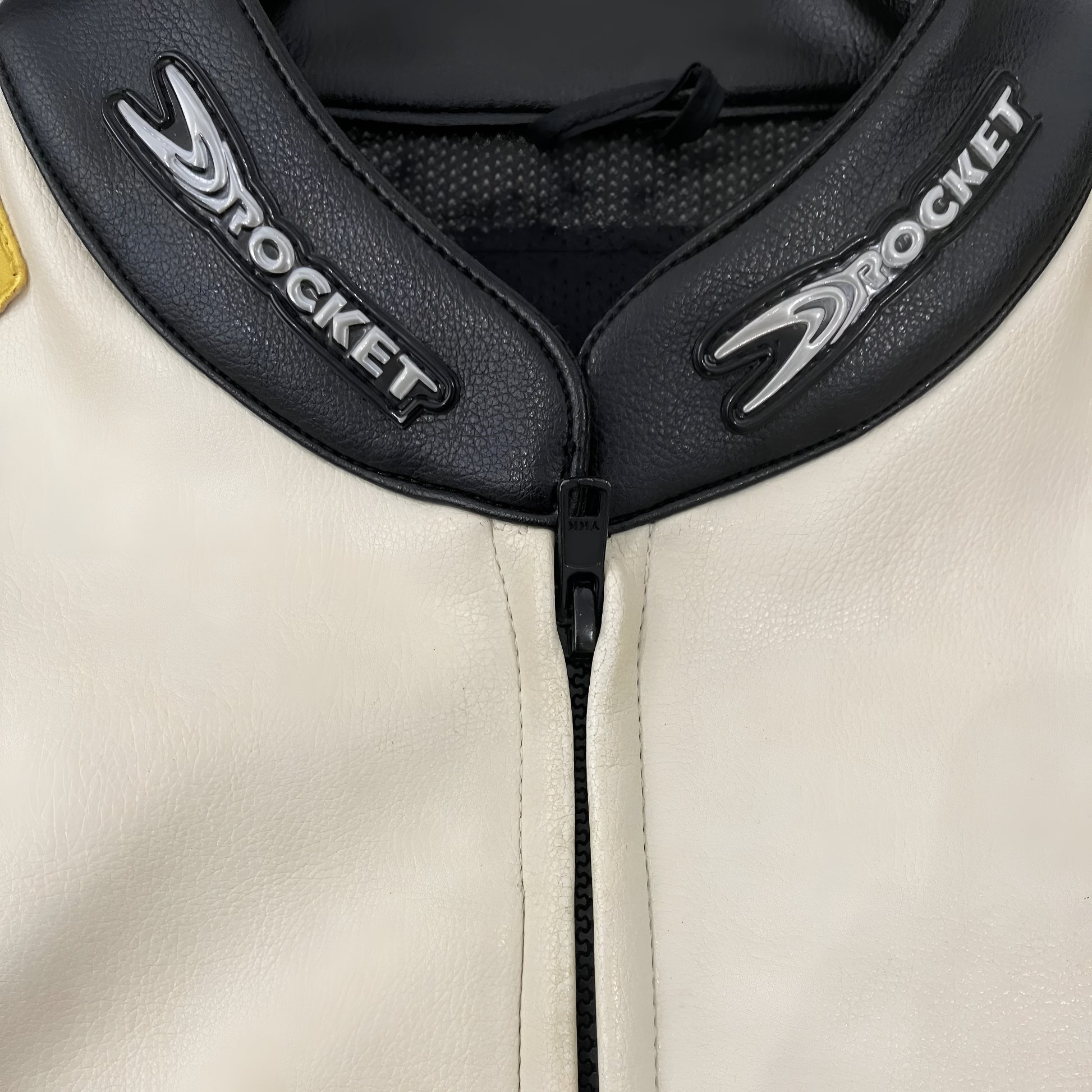 Chaqueta De Cuero Racing Kawasaki x Joe Rocket - Edición Blanco y Verde