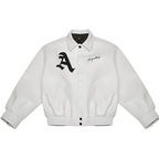 Chaqueta de cuero Doncare AFGK Ferrari - Edición Blanco