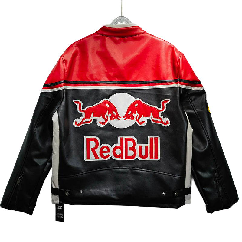 Chaqueta de Cuero Red Bull F1