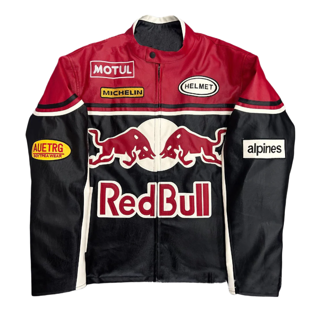 Chaqueta de Cuero Red Bull F1