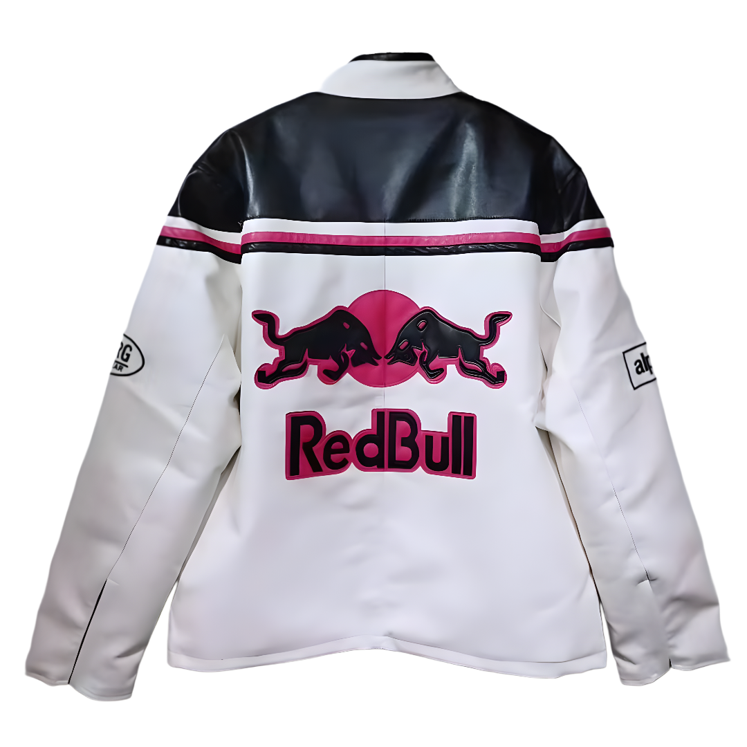 Chaqueta de Cuero Red Bull F1 - Edición Rosa