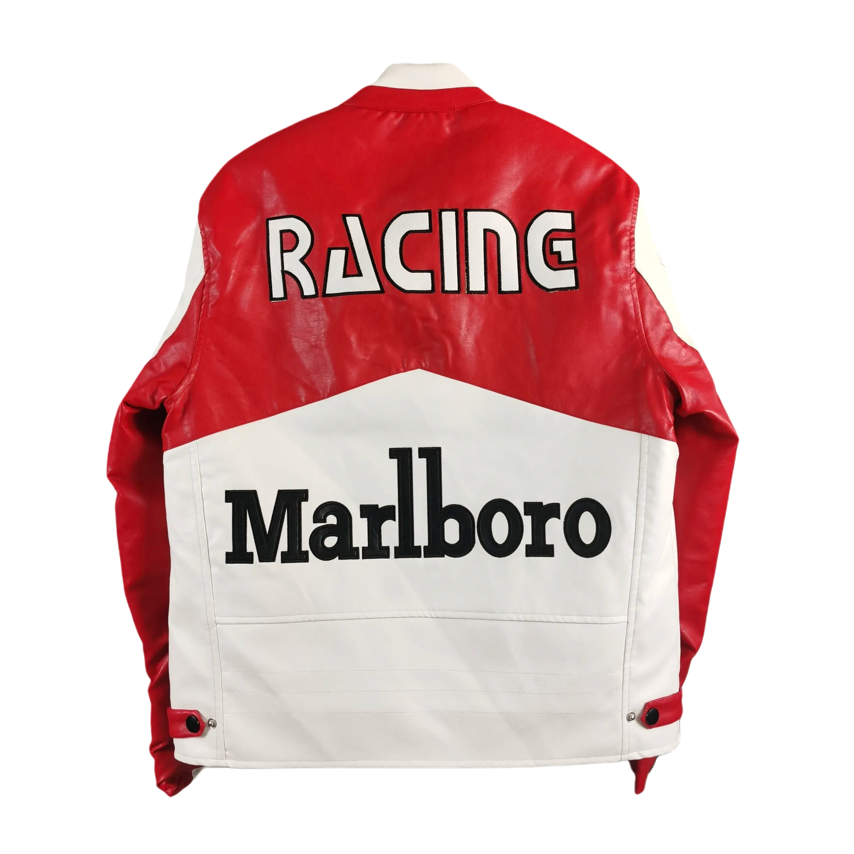 Chaqueta de Cuero Marlboro Racing - Edición Clásica