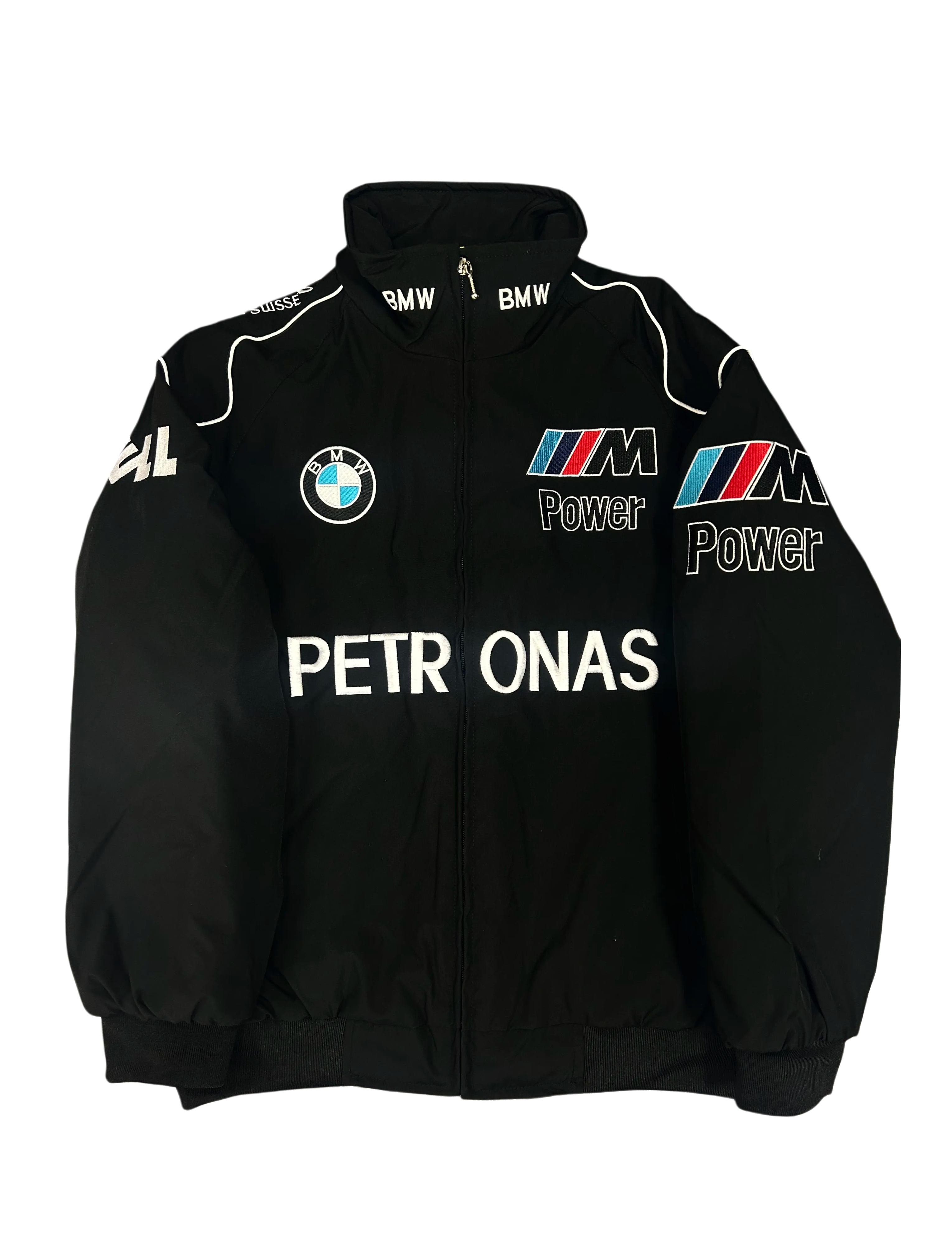Chaqueta de carreras vintage BMW F1 - Negro