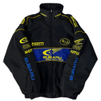 Chaqueta Subaru Rally Vintage Racing - Edición Negra