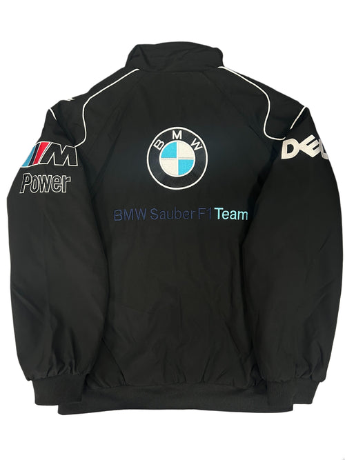Chaqueta de carreras vintage BMW F1 - Negro