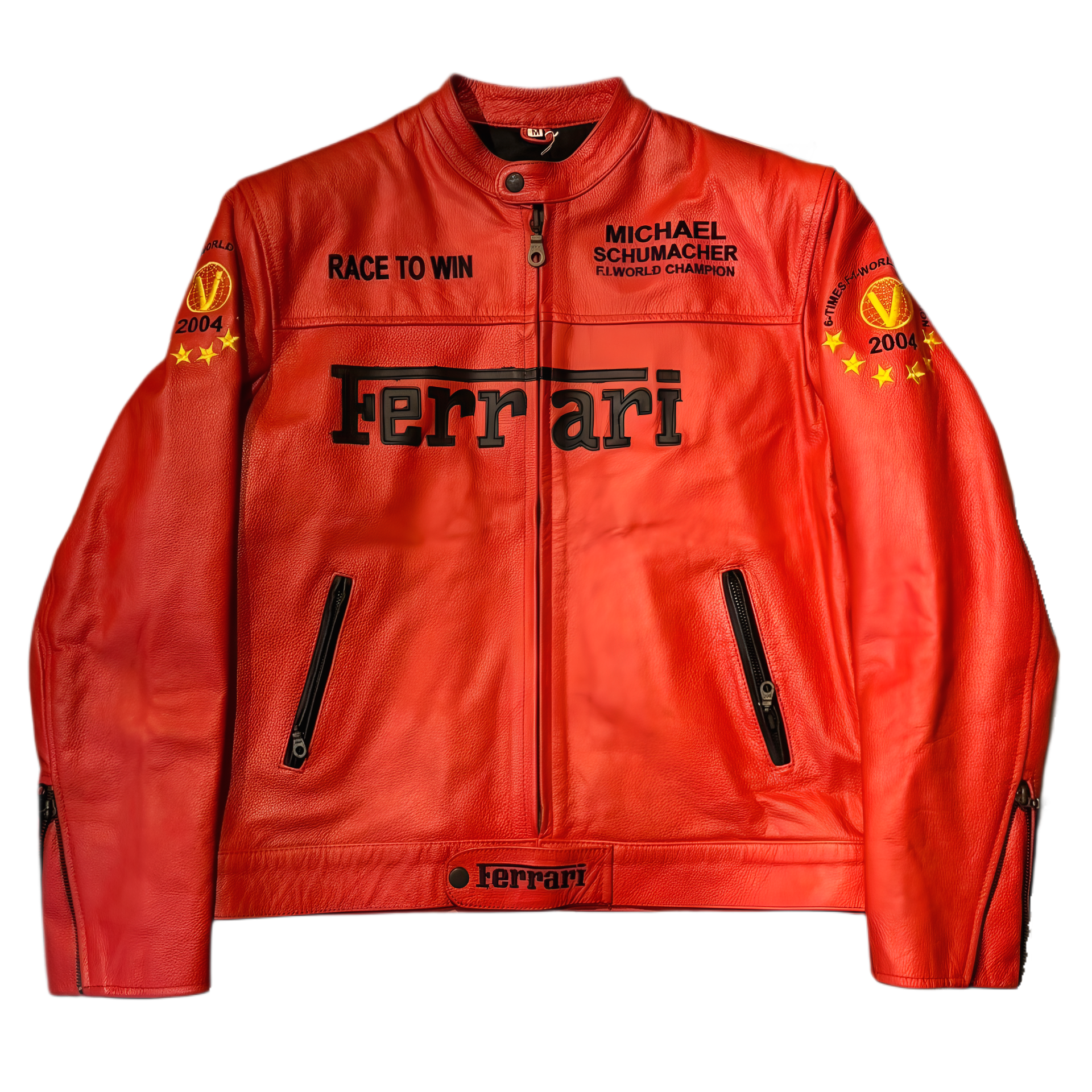 Chaqueta de Cuero roja de Ferrari - Edición Michael Schumacher