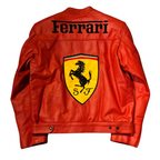 Chaqueta de Cuero roja de Ferrari - Edición Michael Schumacher
