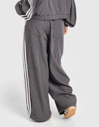 Adidas Originals Pantalón Deportivo de Cuadros - Negro