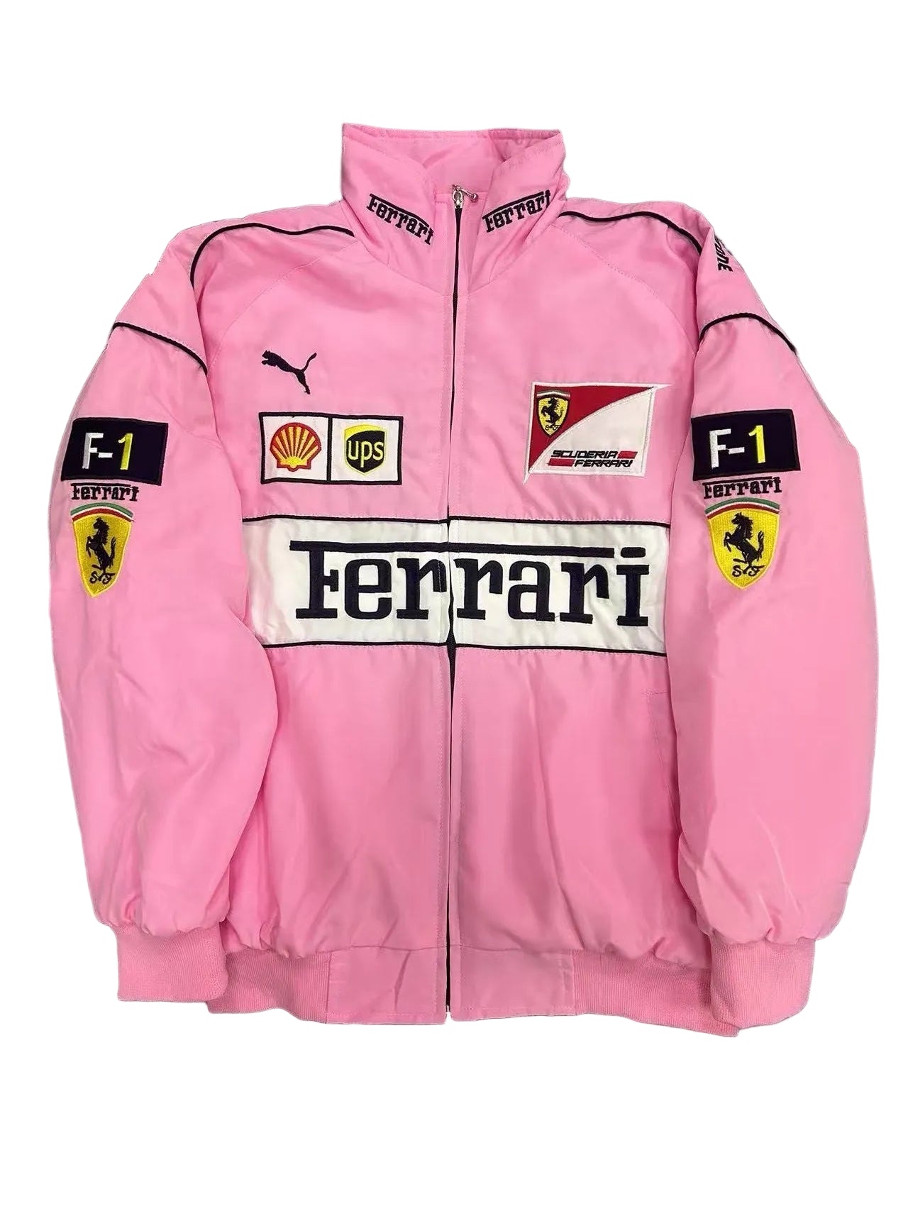 Chaqueta Ferrari F1 Vintage Racing - Rosa