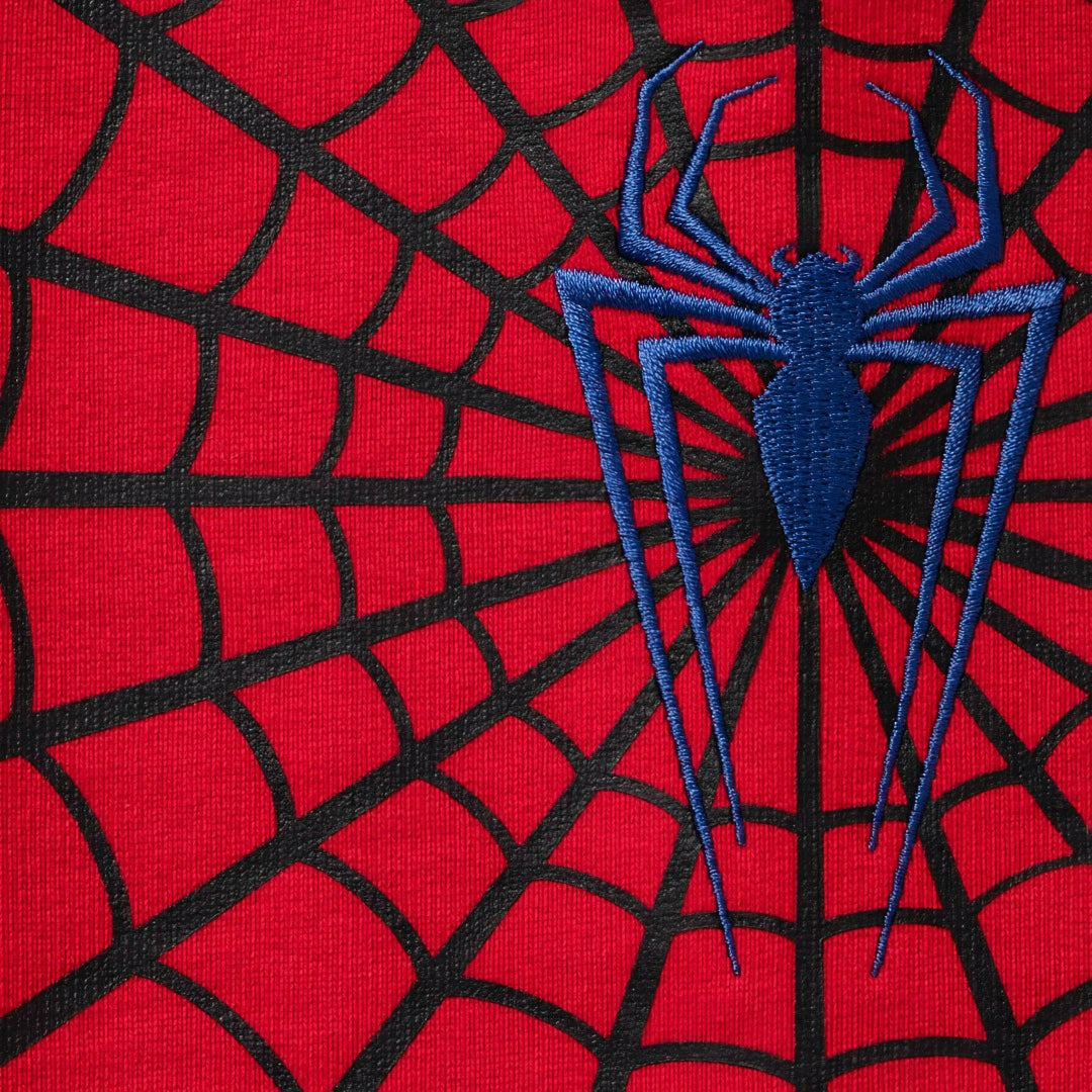 Supreme x Vanson Leathers Spider-Man Web Zip Up Hoodie