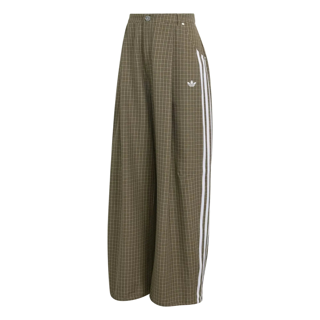 Adidas Originals Pantalón Deportivo de Cuadros - Verde