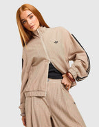 Adidas Originals Chaqueta Deportiva de Cuadros - Beige