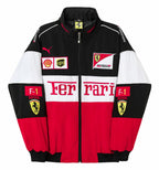 Chaqueta Ferrari F1 Vintage Racing - Blanca