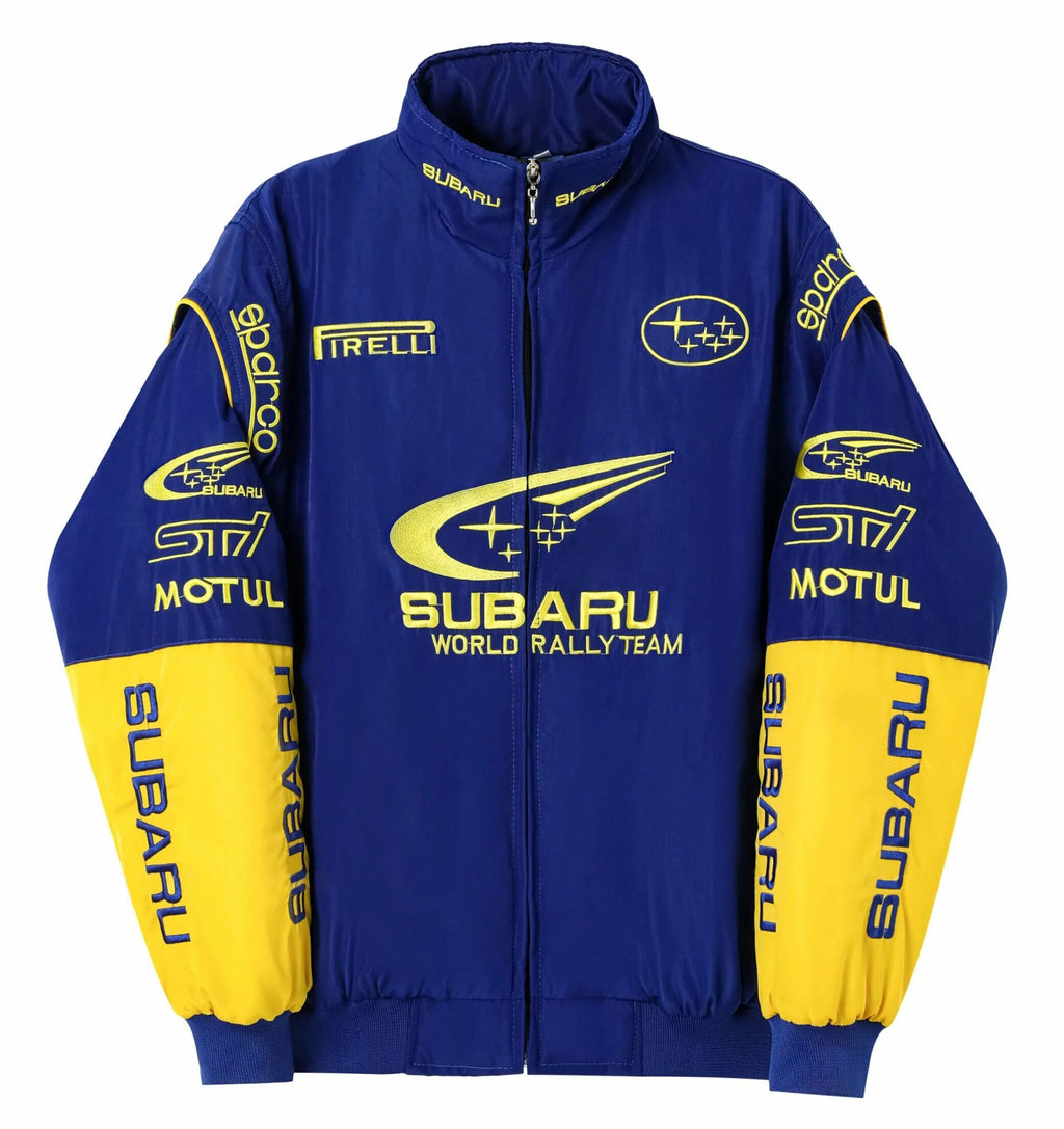 Chaqueta Subaru Rally Vintage Racing - Edición Azul