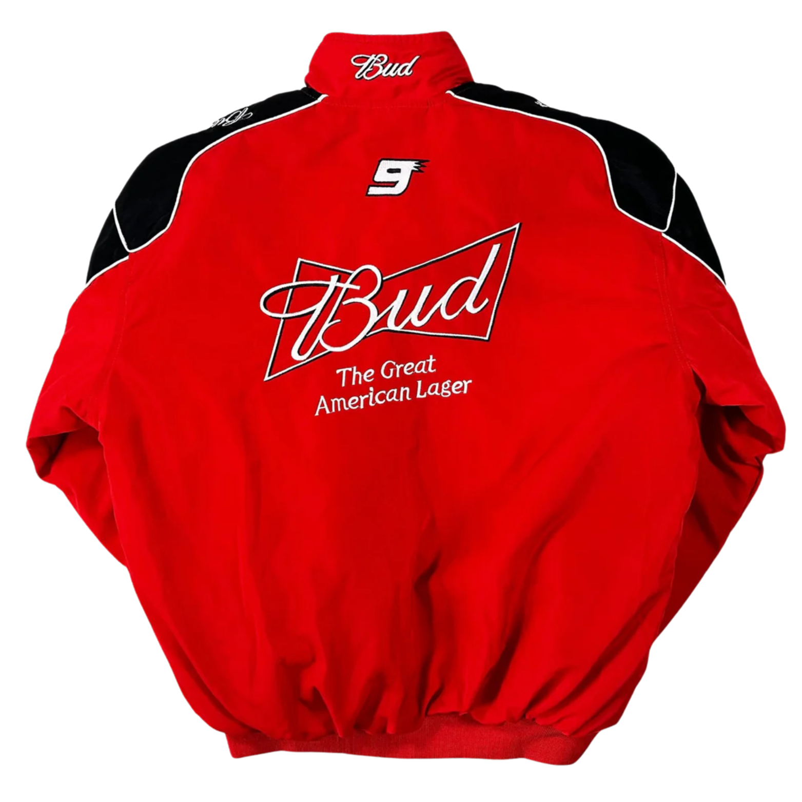 Chaqueta Budweiser Racing Vintage - Edición Roja