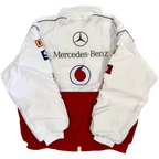 Chaqueta Mercedes F1 Vintage Racing - blanco