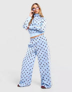 Pantalón Adidas Originals de Lunares – Azul