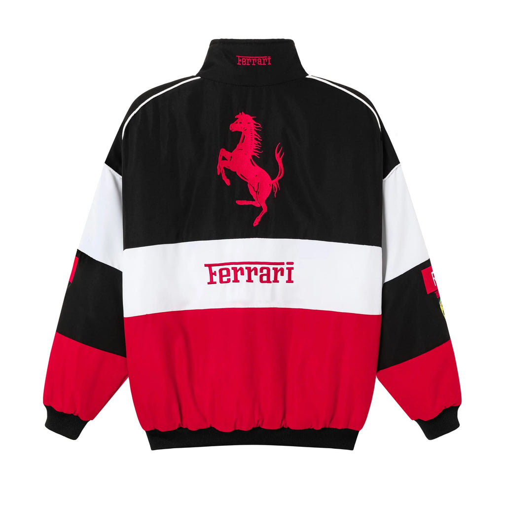 Chaqueta Ferrari F1 Vintage Racing - Blanca