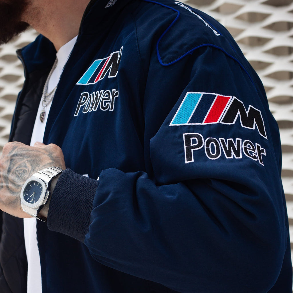 Chaqueta de Carreras BMW Vintage Azul