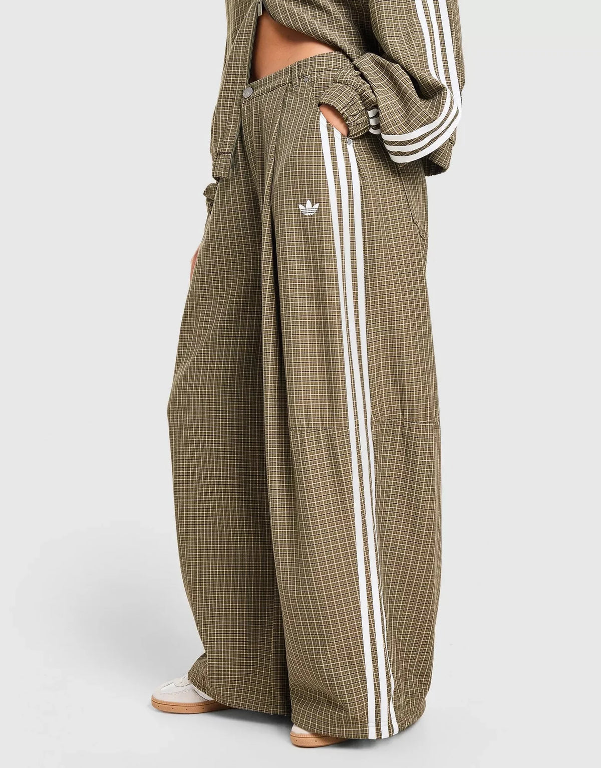 Adidas Originals Chaqueta Deportiva de Cuadros - Verde