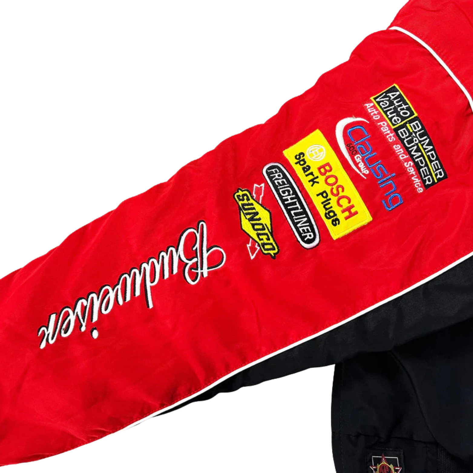 Chaqueta Budweiser Racing Vintage - Edición Negra