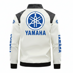Chaqueta Racing Yamaha Logotipo Azul Edition (Motorsport cuero)