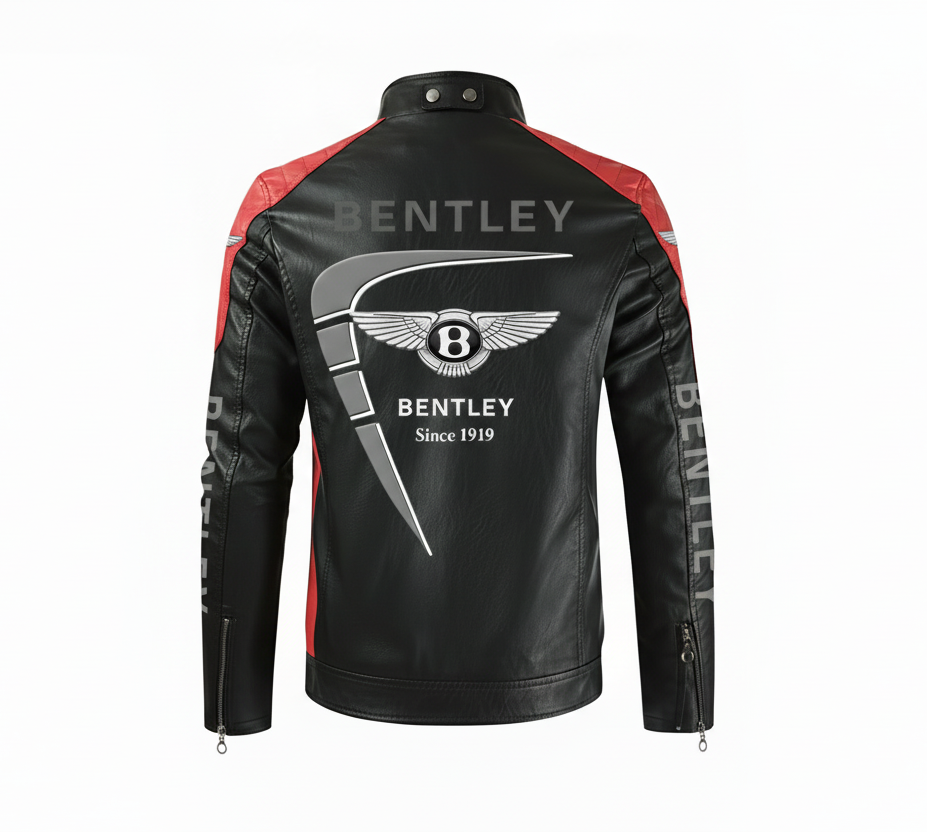Chaqueta de cuero Motorsport Bentley