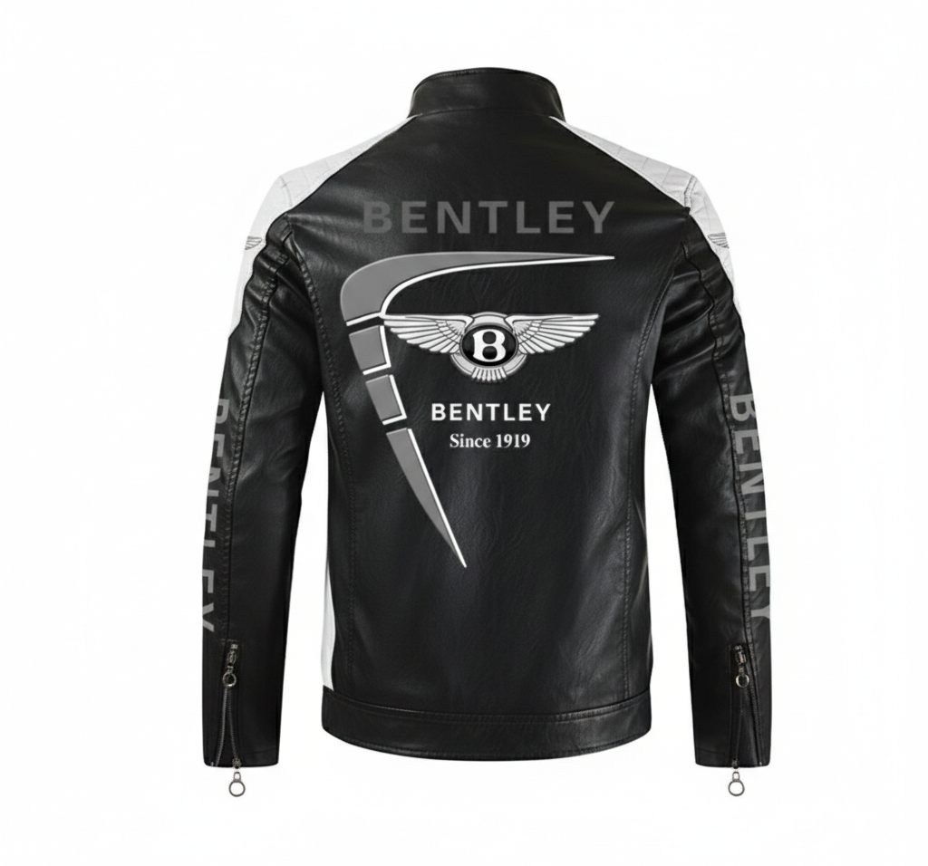 Chaqueta de cuero Motorsport Bentley