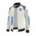 Chaqueta Racing Yamaha Logotipo Azul Edition (Motorsport cuero)